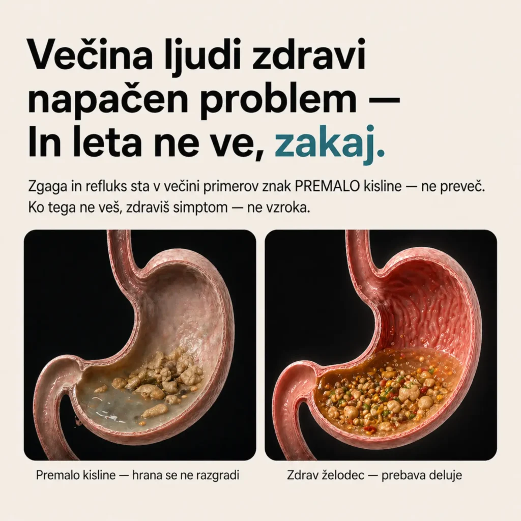 resnice in laži o želodčnih težavah